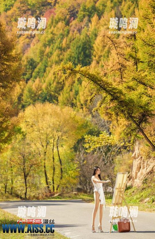 AISS爱丝(钻石版) - 陈雅漫旅拍新鲜出炉，原图版！这风景我能不能带回家？