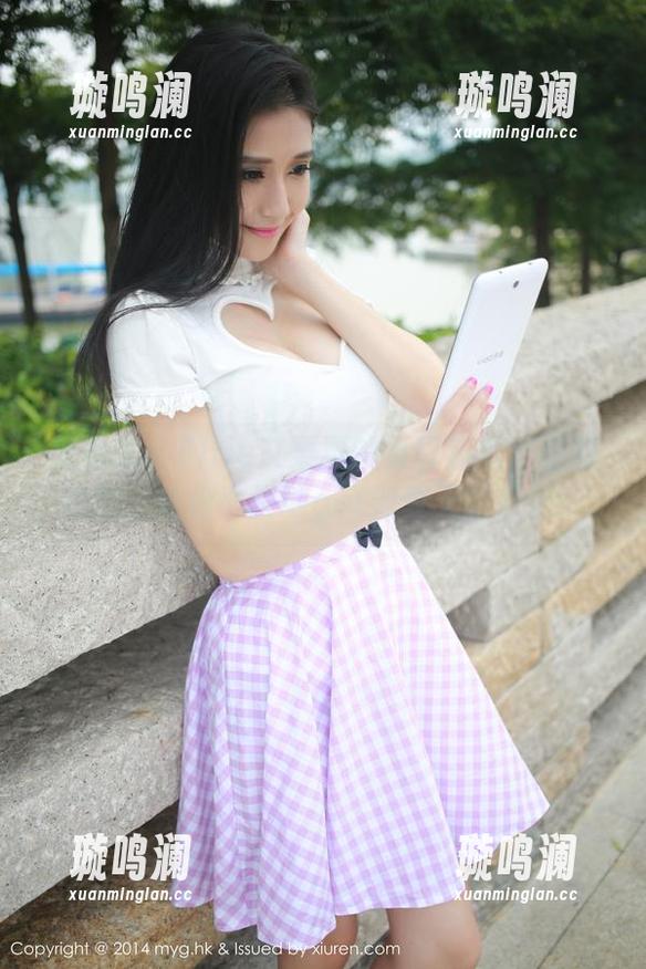 美媛馆 - Ellie艾栗栗的夏日狂欢：最新套图，轻松愉快地get到夏天的乐子！
